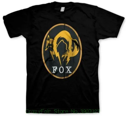 

Metal Gear Solid T-shirt Ground Zeroes From The Video Game Black Cotton O-neck Tshirt Homme