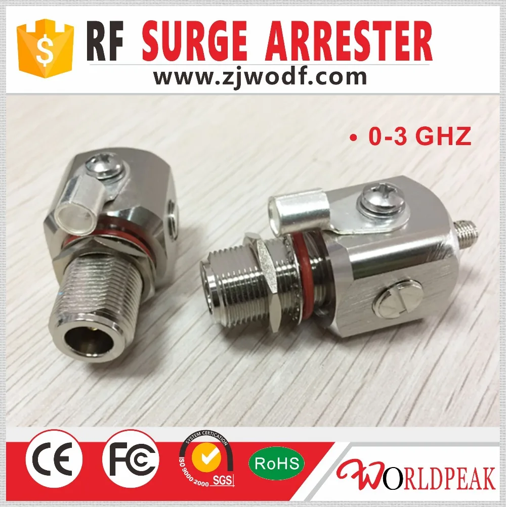 Бесплатная доставка 1 шт. 0 3 ГГц rf Lightning protector N штекер для SNA female jack surger arrester lightning