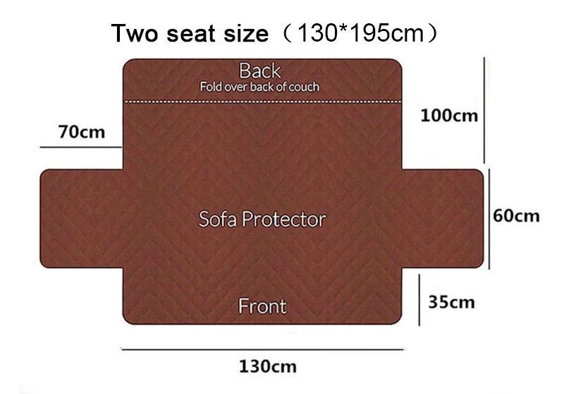 Водонепроницаемый диван Чехлы для Гостиная цельное собака для детей коврик протектор мебели чехлов 1/2/3 местный