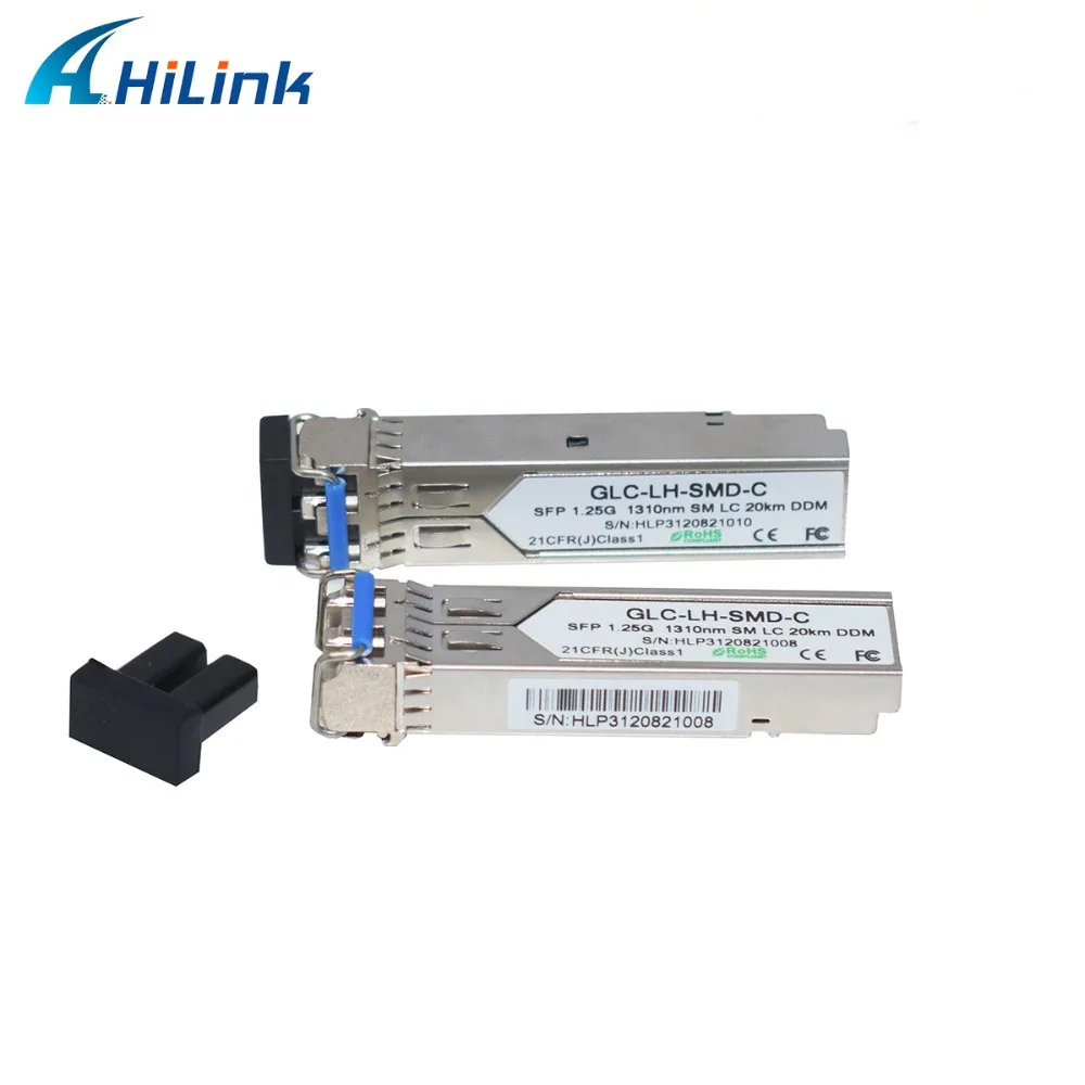 (50 100 шт.) однорежимный Дуплексный LC 1 25G 1310nm 20KM SMF GE SFP Трансивер с функцией