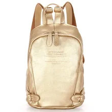 Mujeres Mochilas Para Adolescentes Niñas Estudiantes Mochila Mochila Femenino de Cuero Genuino de Las Mujeres Bolsa Mochila Bolsa de Viaje de Alta Calidad