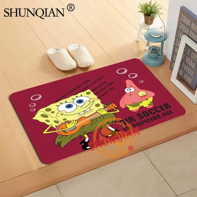 Spongebob Doormat Custom Your Mats Print slip resistant Door Mat Floor
