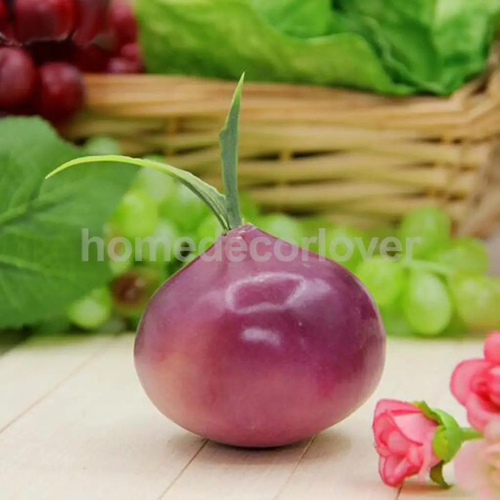 Artificial Pumpkin Tomato Onion Fruits Vegetables Kids Baby Teaching Tools Home Decoration Phote Props
