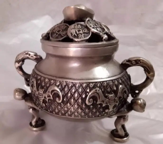 

Tibetan incense burner m micro burner bronze alloy metal craft incense home