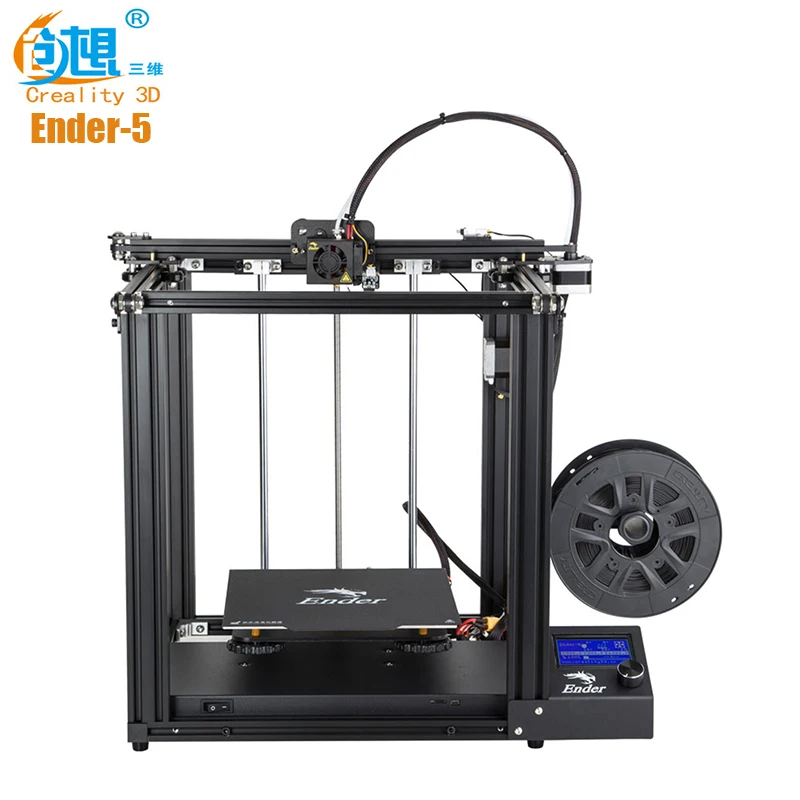 

Creality3D Ender-5 3D Printer 180mm/s 0.4mm DIY Kits Printing Support AMF STL SD card Junior Industrial 220x220x300mm Printers