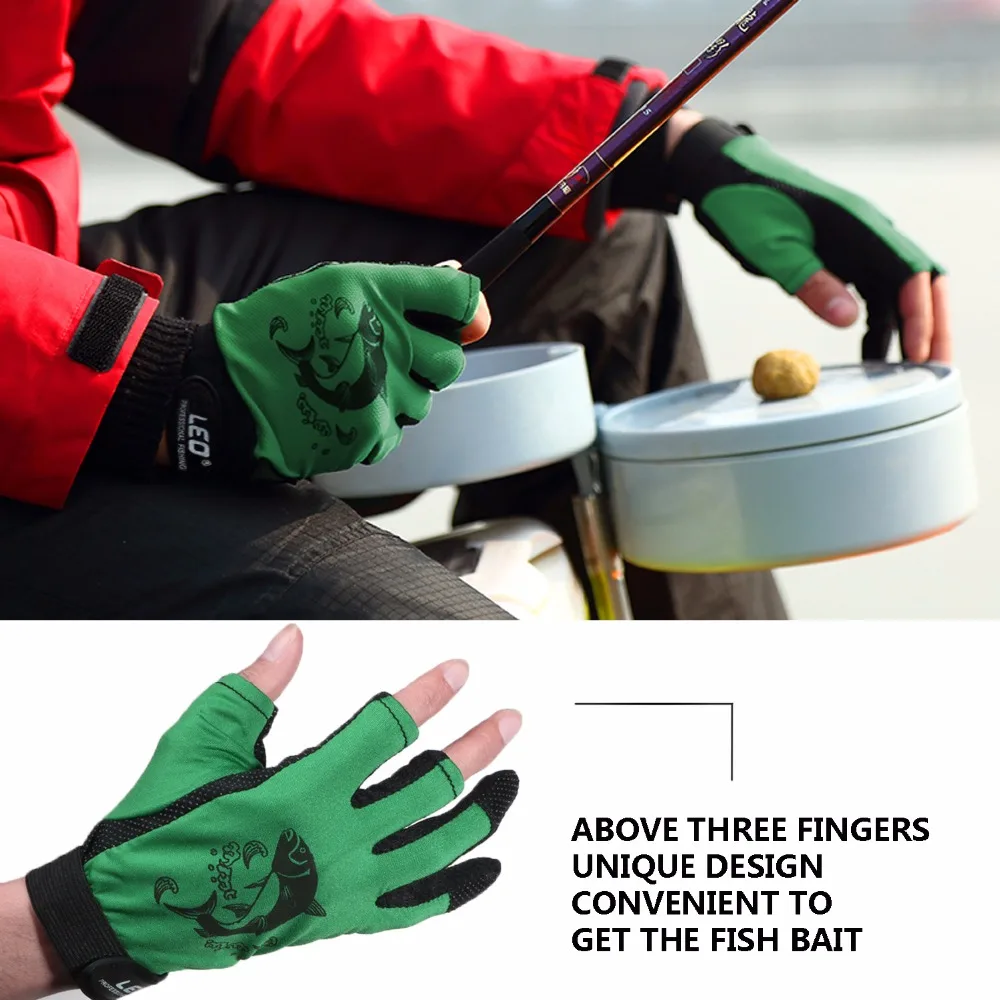 1 пара, 3 низкие противоскользящие перчатки для рыбалки, дышащие износостойкие перчатки для походов, походов, работы
