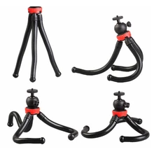 Мини Универсальный Гибкий Осьминог Мобильный штатив с телефона держатель адаптер черный для iPhone X смартфон DSLR Камера Nikon Canon