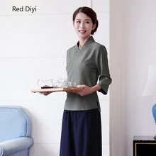 Косметичка рабочая одежда Женская мода педикюр, банный магазин массаж спа оздоровительный музейный салон красоты техник наборы