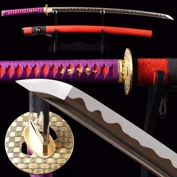 

Special Offer Japanese Samurai Sword Katana Sharp Full Tang Cutting Practice Espadas Katana 1095 Carbon Steel Blade Long Knife