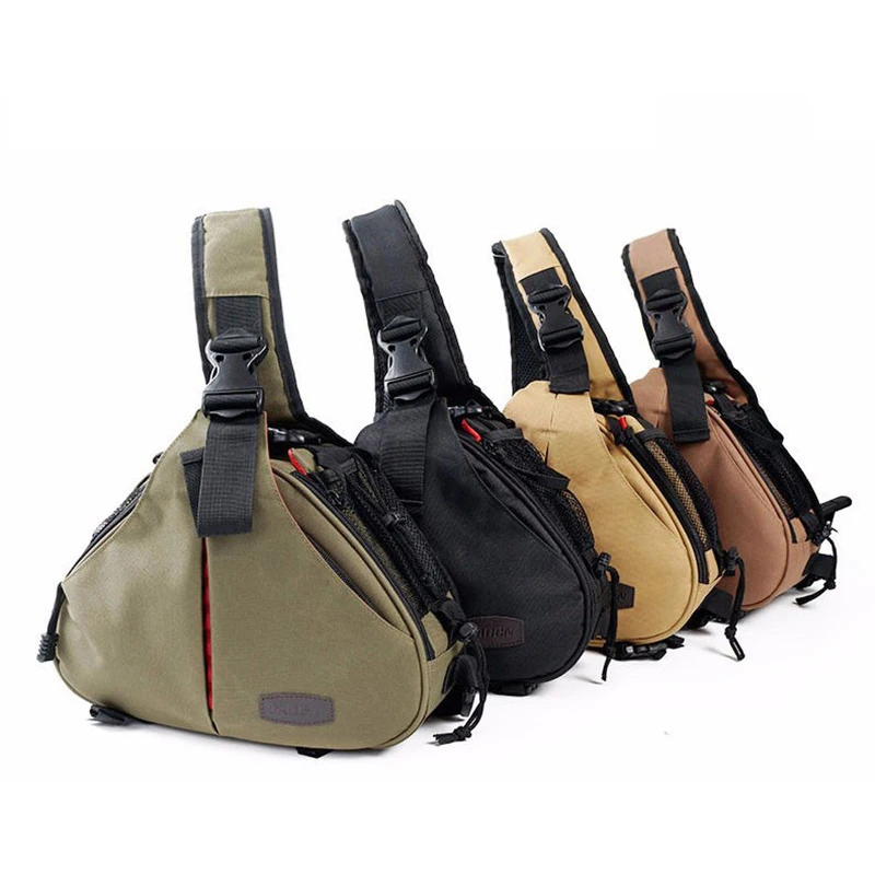 Цифровой Камера Сумки слинг плеча Креста случае холст мягкий Для мужчин женщин