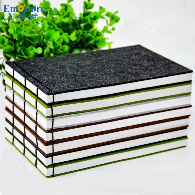 Emoshire Creative retro high - end thickening notebook stationery blankets blank diary notebook business simple gifts (4)