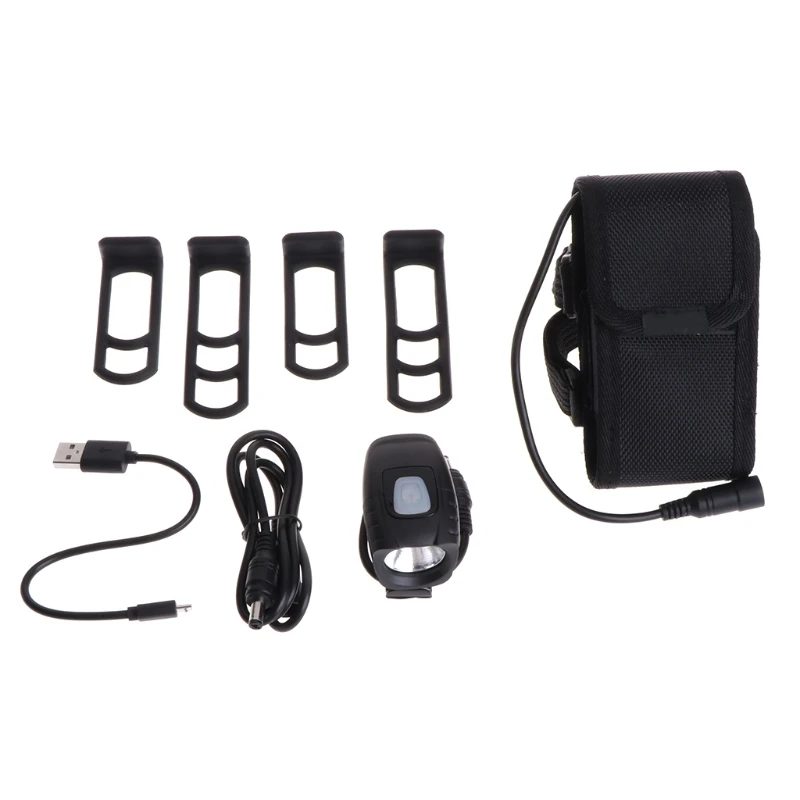 

1 Set Bicycle Light Rechargeable Battery 1200LM Waterproof Headlight