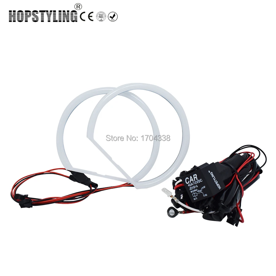 Hopstyling مصلحة الارصاد الجوية الصمام عيون الملاك 4x131 ملليمتر led لسيارات بمو الملاك العين هالو القطن ضوء LED SMD E36 e38 E39 E46 العارض سيارة-التصميم Hopstyling مصلحة الارصاد الجوية الصمام عيون الملاك 4x131 ملليمتر led لسيارات بمو الملاك العين هالو القطن ضوء LED SMD E36 e38 E39 E46 العارض سيارة-التصميم