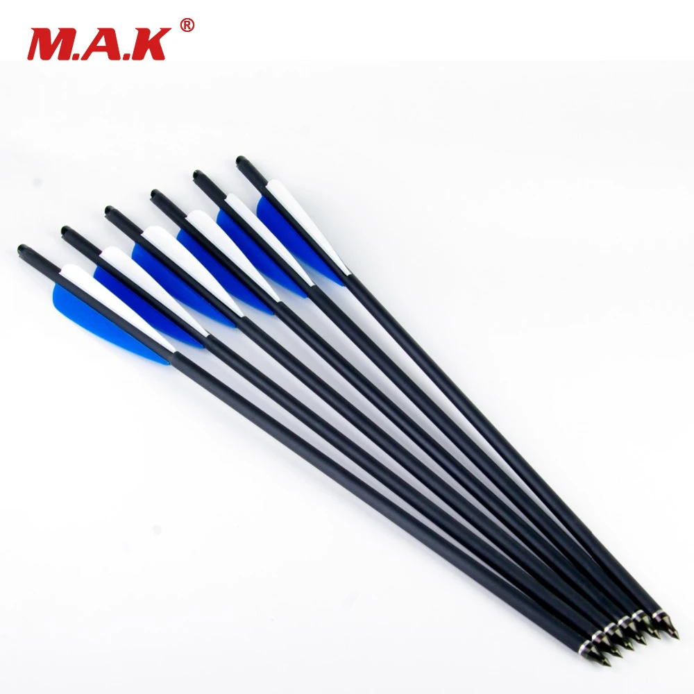 6pcs/lot Hunting Crossbow Bolt Crossbow Mixed Carbon Arrow 20 Inches