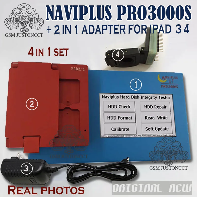 PRO 3000S + 3 4 ADAPTER - gsmjustoncct - A