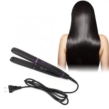 

Electric Hair Straightener and Curler Ceramic Plate Styling Tools professional LED Temperature Display Hair Styling Tools