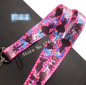 

Free Shipping 10 pcs Cartoon Alice In Wonderland Princess Mobile Phone Neck Straps Neck Strap Key Chains Lanyard WW-4