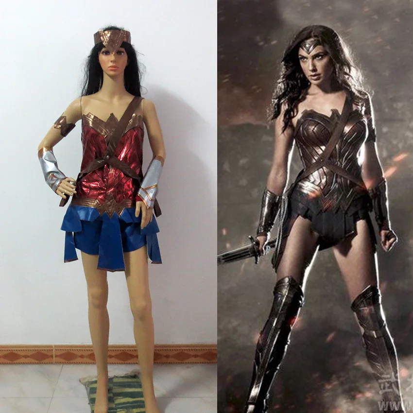 Batman v Superman:Dawn of Justice Wonder Woman Cosplay Costume Custom ...