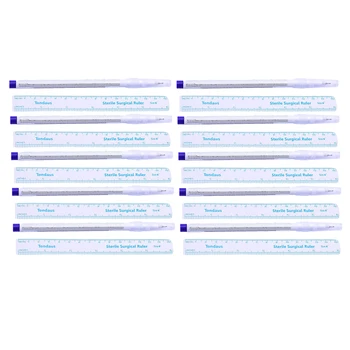

10 Pieces Skin Marker Scribe Pen With Ruler Tattoo Piercing Permanent Makeup