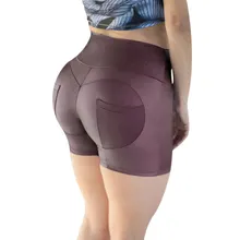 Женские спортивные быстросохнущие обтягивающие эластичные шорты с высокой талией для занятий йогой, фитнесом и бега