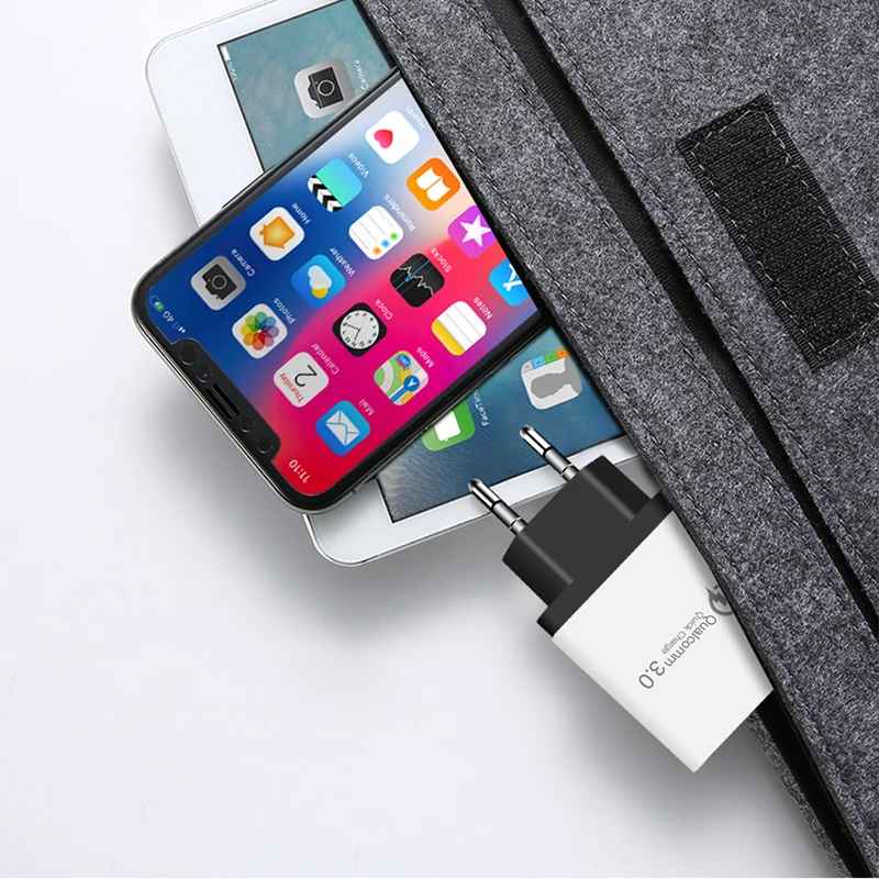 3 Порты Универсальный USB Quick Charge 0 5 V Для Xiaomi ЕС нам Подключите мобильный телефон