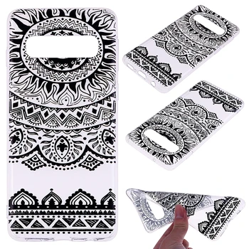 

Soft TPU Case For Samsung S10 e A70 A50 A40 A30 A20E M30 M20 M10 Paisley Mandala Lace Flower Unicorn Dog Cartoon Girl 15PCS