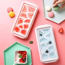 Главная DIY Glacier льда в форме коробка с крышкой/самодельные PP лоток для льда/Ice поднос для льда 10 штук льда