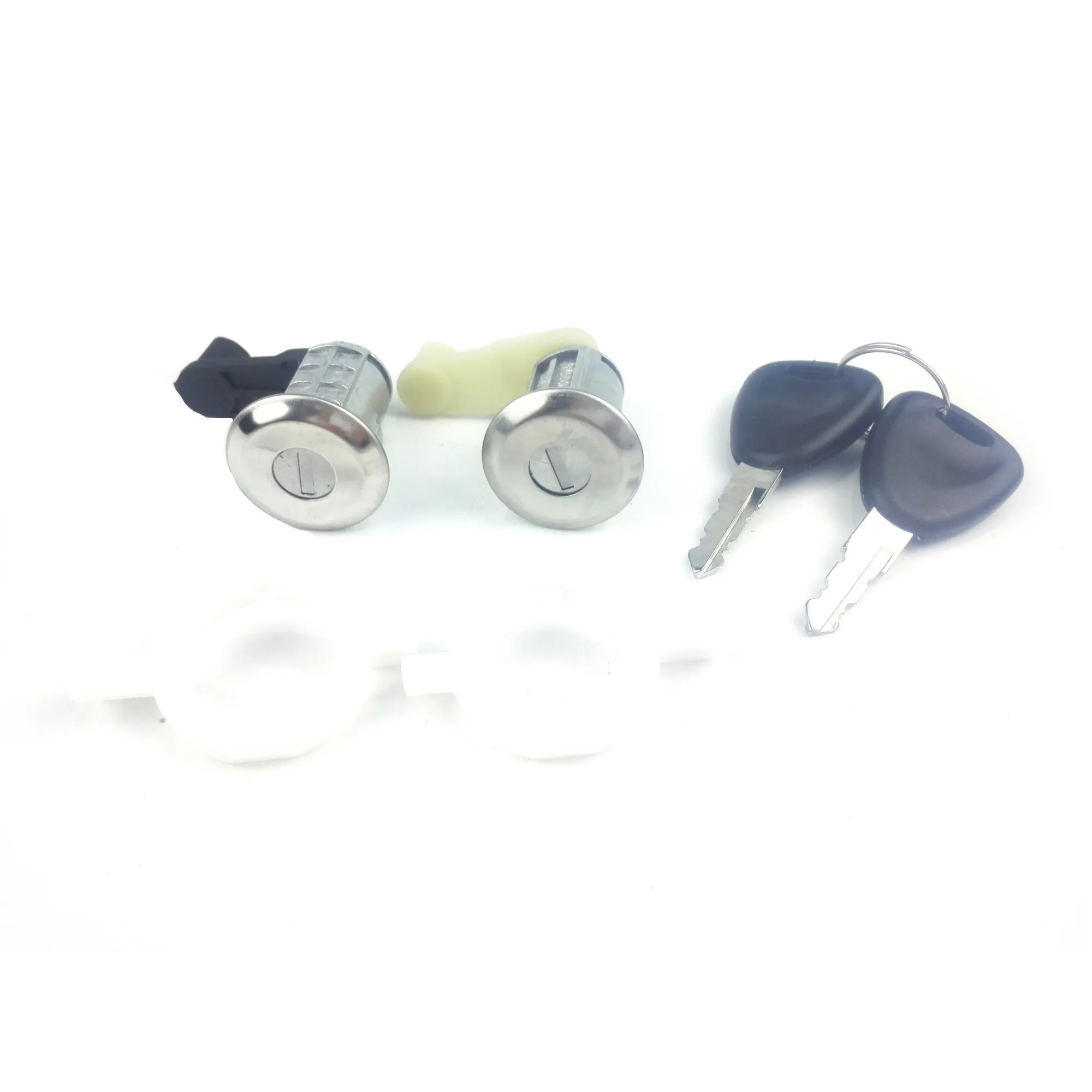 

2Pcs Car Door Lock Cylinder for Renault Megane Scenic Clio Master 7701468981 7701468982