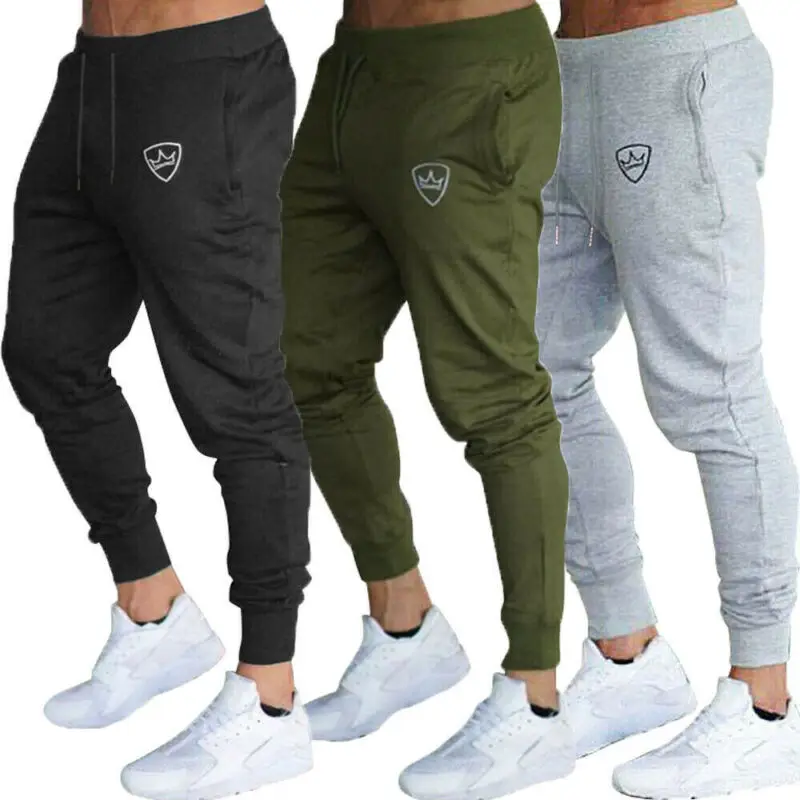 Summer Men's Gym Training Jogging Pants Men Joggers Slim Fit Soccer Sweatpants Cotton Workout Running Tights Sport Trousers