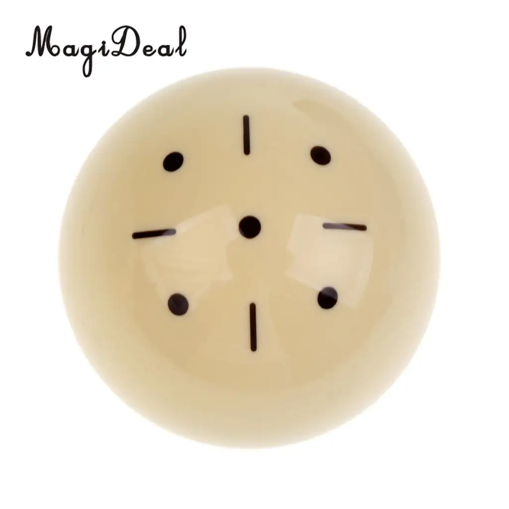 MagiDeal Black Dot Practice Training Billiard Pool Cue Ball 2 1/4' 6 oz