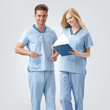 Унисекс униформа для кормления медицинские скрабы медицинская стоматологическая униформа медсестры туники уход за детьми рабочая одежда терапевт одежда Beautian