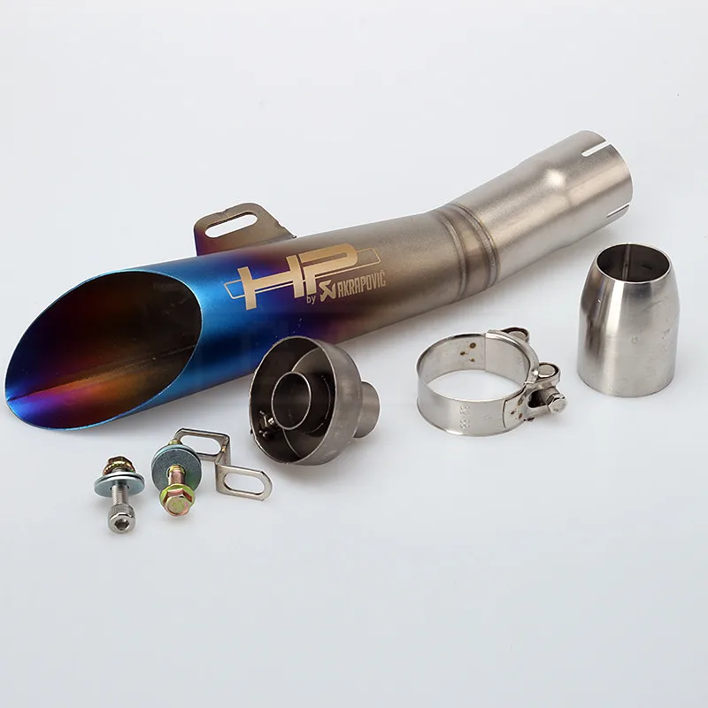 Universal motocicleta Moto GP olla escapar motocross Scooter Akrapovic tubo de Escape silenciador Z750 R1 R6 MT03 FZ1 Ninja ER6N KTM