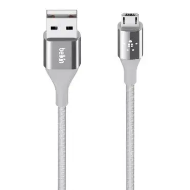 Дюраэк USB кабель 1 2 м A Micro-USB B серебристый | Электроника