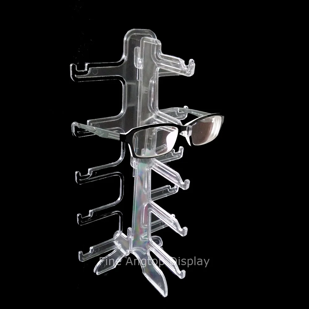 Desktop sunglasses glasses display holder frame for five pairs of