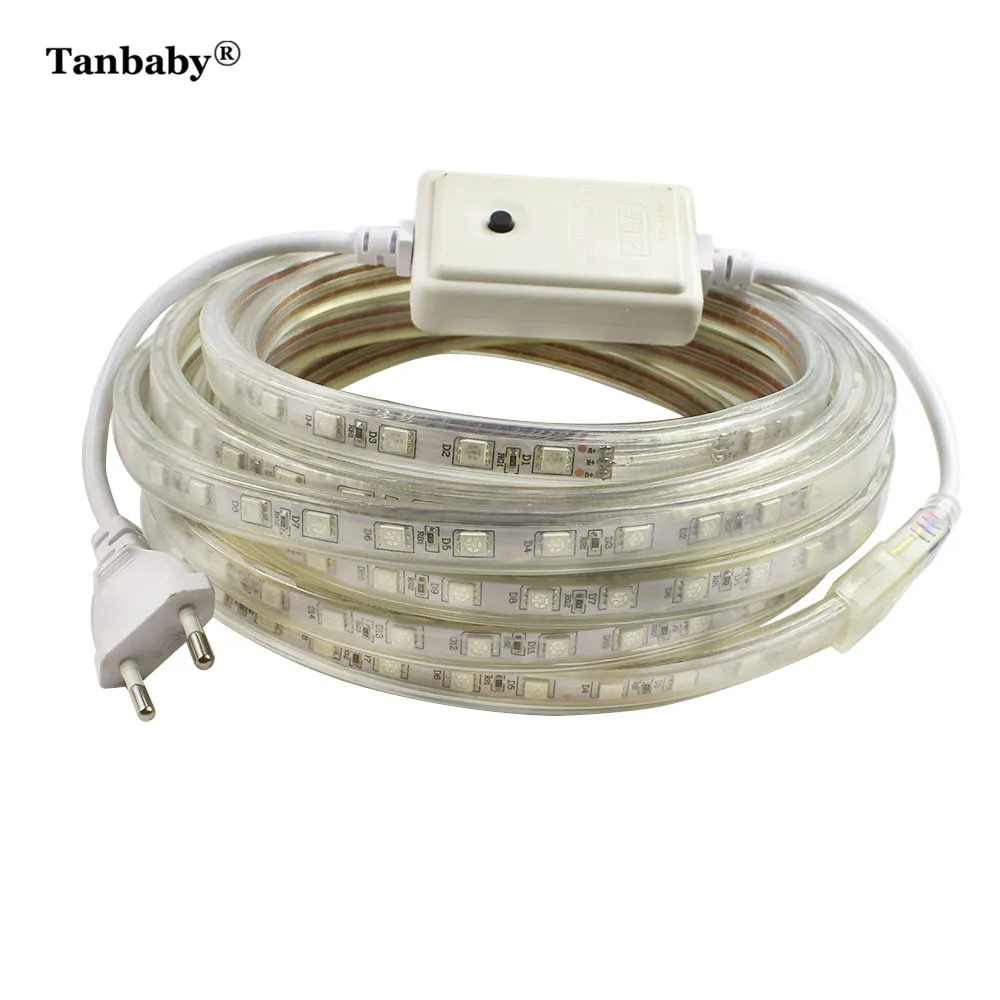 Aliexpress Com Buy Tanbaby Ac220v Led Strip Rgb Light