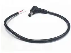 DC Мощность угол Мужской 5.5x2.5 мм разъем кабель штекером адаптер dc косичку мужской 90 градусов Провода 5.5x2.5 мм