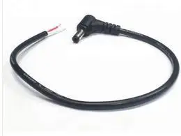 

DC Power Angle male 5.5x2.5 mm Connector Cable Plug Jack Adapter DC Pigtail Male 90 Degree Wire 5.5x2.5mm