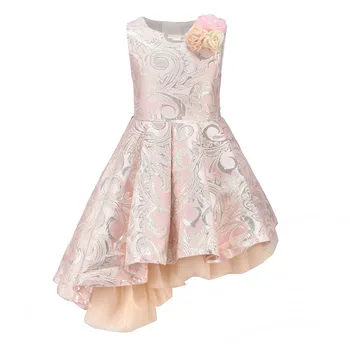 

Childdkivy Asymmetrical Girl Party Dress 3-10 Years Sleeveless Kids Princess Dresses For Girls Children Ball Gown Clothes