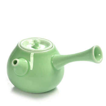 

1pcs China famous Dingyao tea pot,ceramic tea set Puer pot set ceramic kiln Top Grade Chinese Porcelain Celadon Ware Tea pots