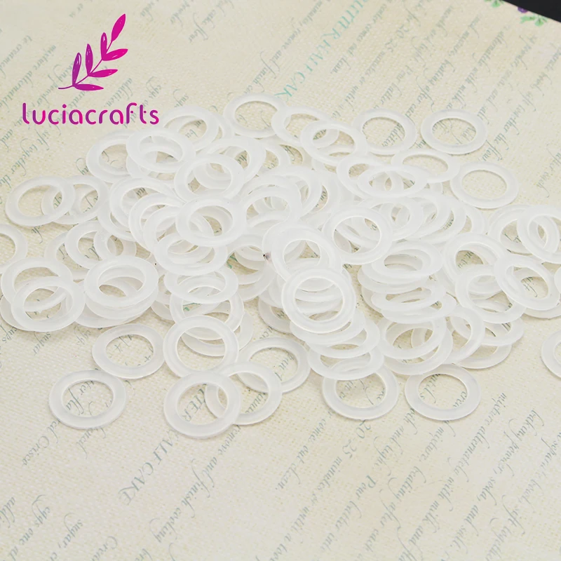 Lucia crafts 21 мм белый пластиковый крюк мешок круг пластиковый круг DIY подушка для сиденья автомобиля сумки аксессуары 200 шт./лот J0143