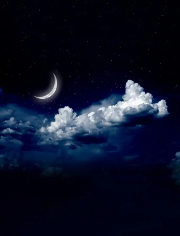 

5x7ft Moon Cloud Night Photography Backdrops Photo Props Studio Background