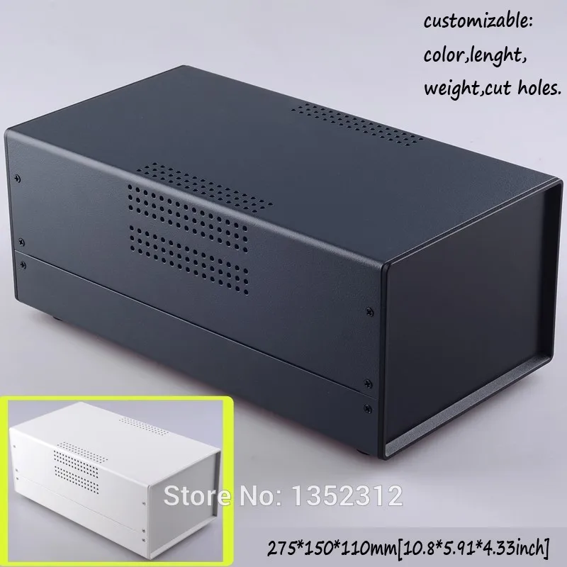 

Free shipping one pcs 110*150*275mm iron enclosure electronic instrument case distribution box electronics junction enclosure