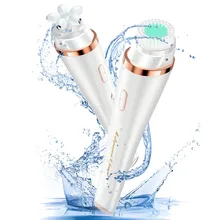 Очиститель пор ролик-массажер для лица лифтинг стройнее инструменты для ухода за кожей вращающаяся щетка Pulizia Viso Gezichtsreiniger beauty Machine