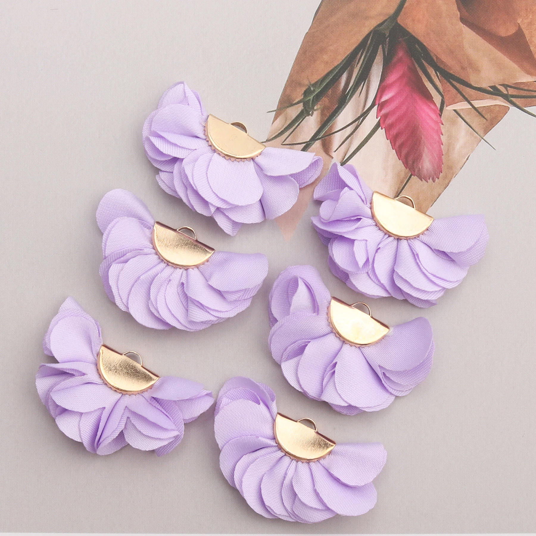 GUFEATHER F130,jewelry making,earring accessories,charms,jewelry findings,flower jewelry decoration,diy earrings,20pcs/lot