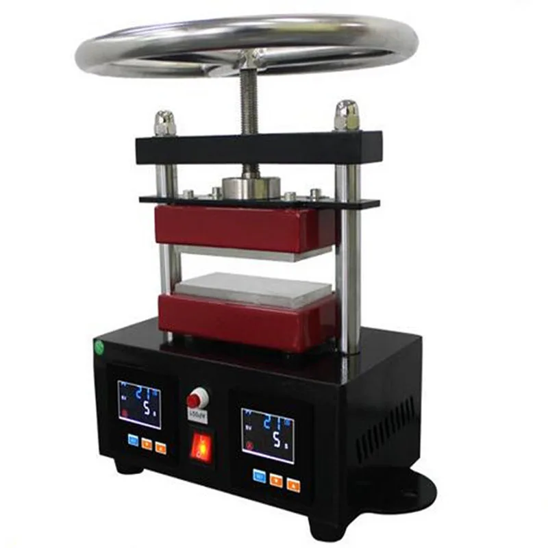 2000+ PSI Professional Rosin Press Hand Crank Duel Heated Plates (2.4