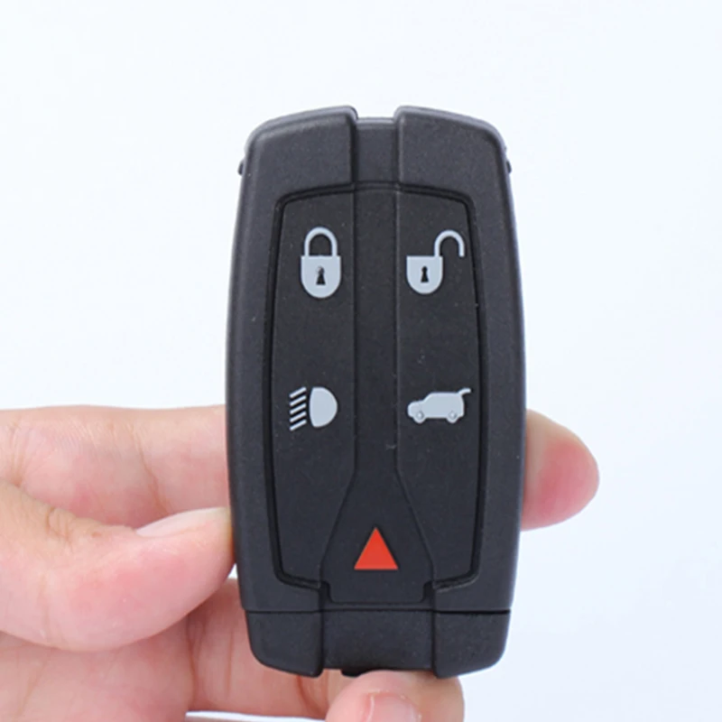 

Five-button Black Car Key Smart Card Remote Control Key Replacement Shell Suit For Land Rover Land Freelander 2 Key Accessories