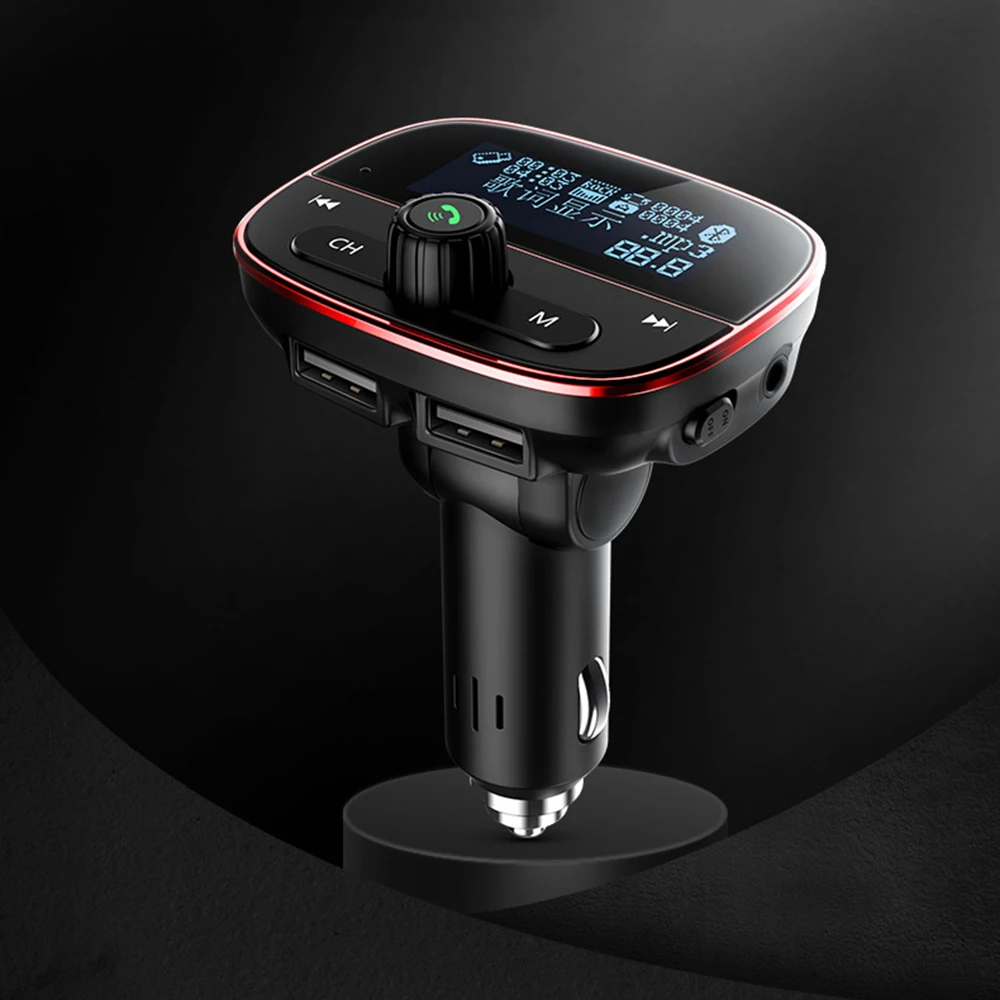 Автомобильный беспроводной Bluetooth комплект, fm-передатчик, ЖК ...