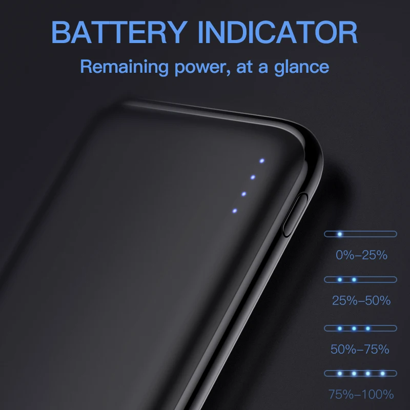 KUULAA power Bank 10000 mAh power Bank Портативная зарядка Poverbank 10000 mAh USB Внешнее зарядное устройство для Xiaomi Mi 9 8 iPhone