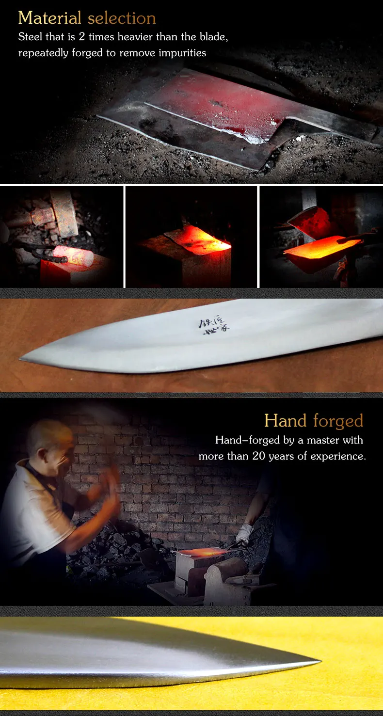 Кухонные ножи ручной работы 8 дюймов из нержавеющей стали, нож для нарезки хлеба, фруктов, овощей, мяса, рыбы, говядины, нож кухонный