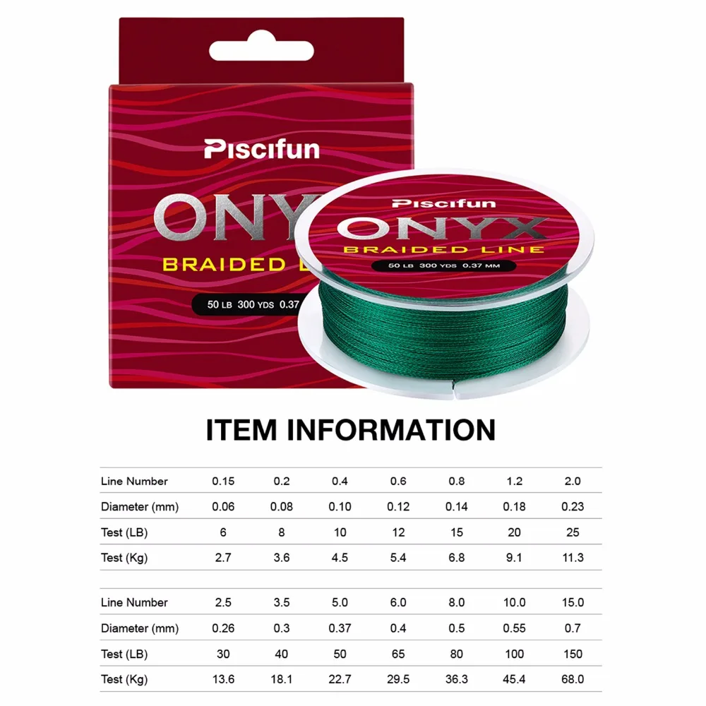 Piscifun 274М ЧП Плетеная Леска 6lb 8lb 10lb 20lb 25lb 30lb 40lb 45lb 50lb 60lb 80lb 100lb 150lb Super Strong Multifilament Рыбалка линии